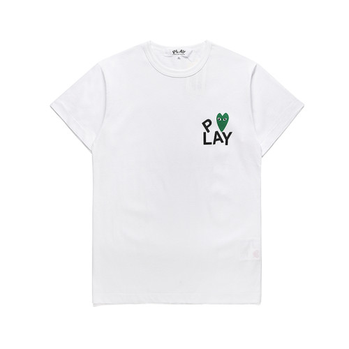 1:1 quality version Green Heart Round Neck Tee