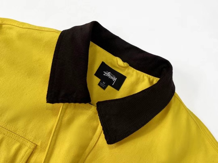 1:1 quality version Vintage heavy washed jacket yellow