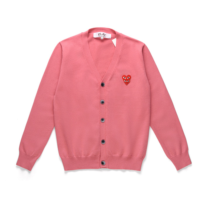 1:1 quality version Overlapping Red Double Heart Embroidered Sweater 5 Colors