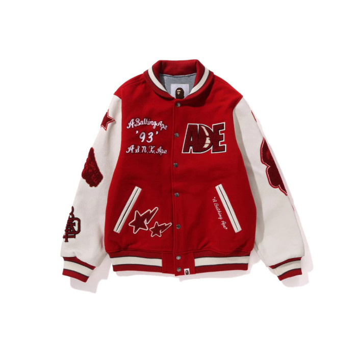 [Buy More Save More]Star Letter Patch Jacket 2 colors