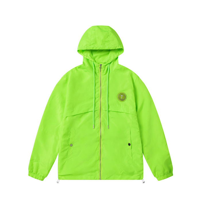 Smooth zipper drawstring jacket 7 colors