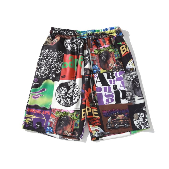 Printed Multi-Pattern Shorts
