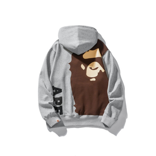 [buy more save more] Featured Letter Print Solid Color Hooded Sweatshirt 2 colors