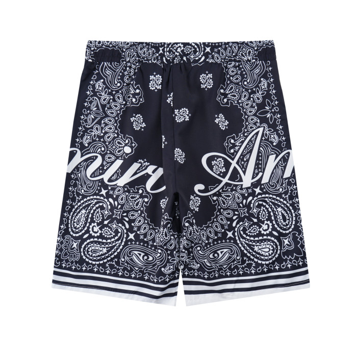 Classic Floral Colorblock Couple's Printed Shorts 2 colors