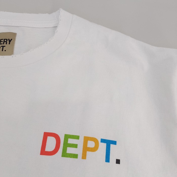 1:1 quality version Four Color Letter Print tee