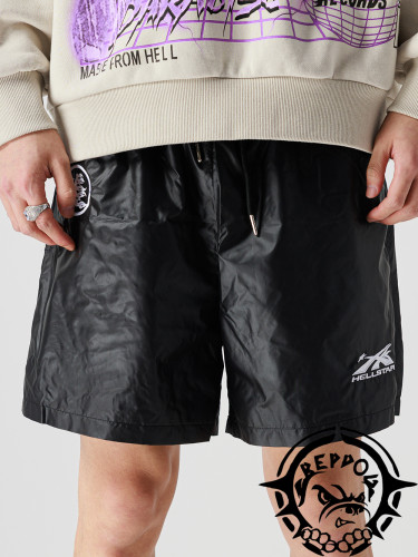 1:1 quality version Leather glossy shorts