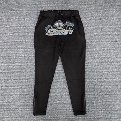 Tiger Label Gray Towel Embroidered Sweatpants