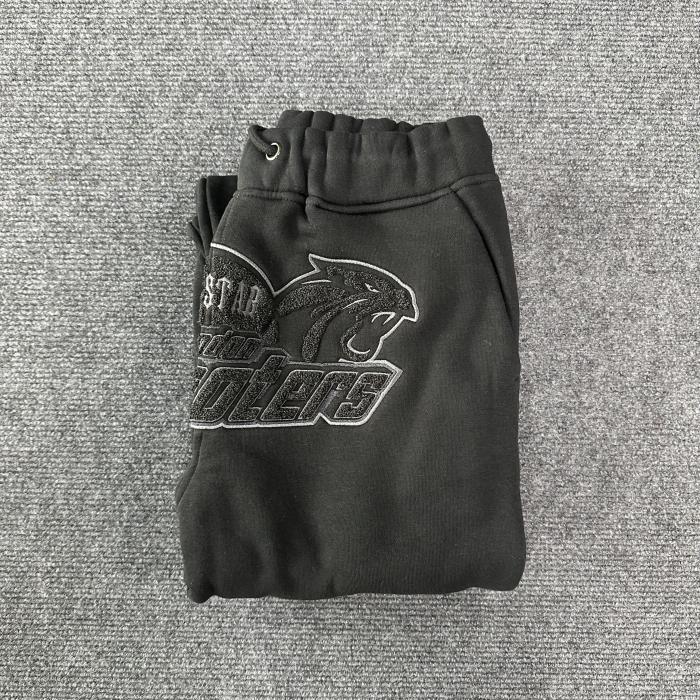 Towel Embroidered Tiger Label Sweatpants Black