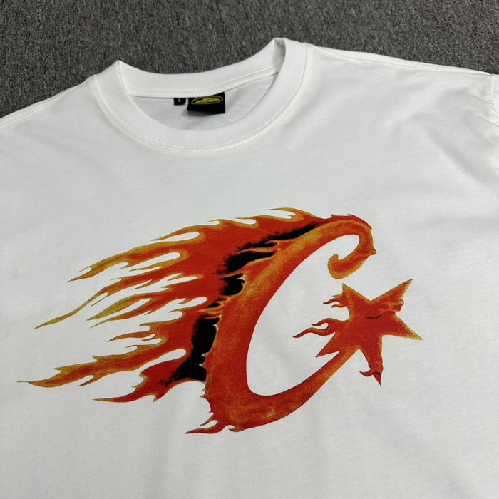 Flame Print Logo tee 2 colors