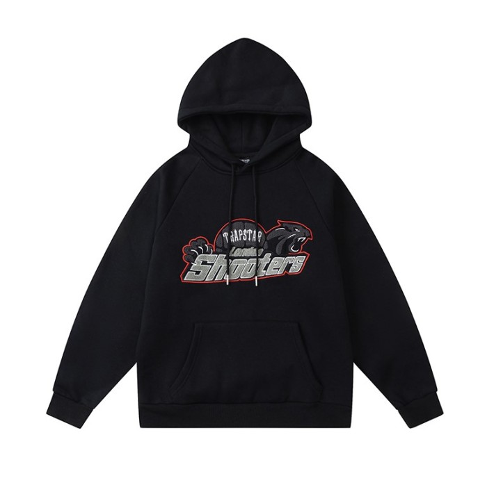 Black Panther Logo Towel Embroidered Hoodie 2 colors