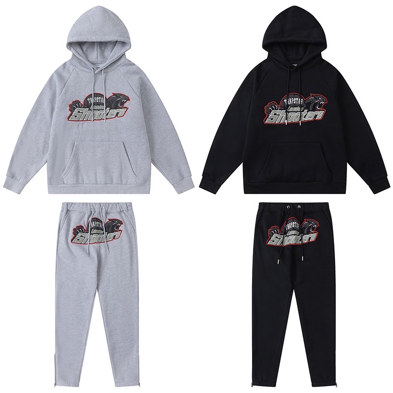 black panther logo towel embroidered sweatpants 2 colors