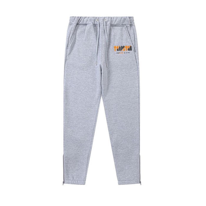 Orange And Black Terry Embroidered Sweatpants 2 colors
