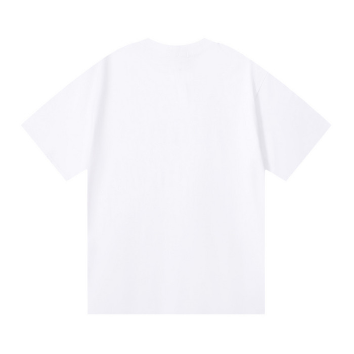 Exaggerated Airbrushed Letter Print tee 2 colors