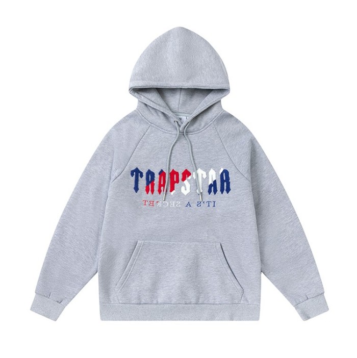 Blue Red White Towel Embroidered Hoodie 2 colors