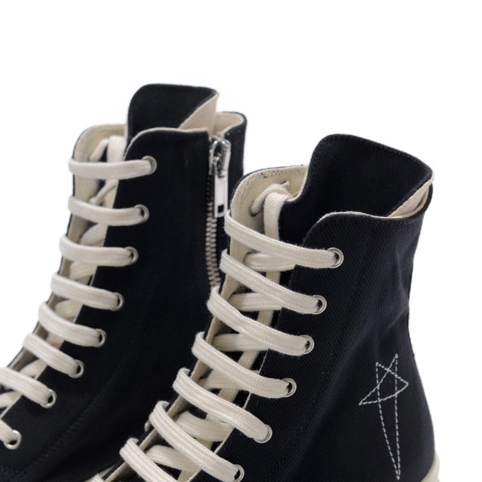 1:1 quality version Wumangxing embroidered double-layer thick soled canvas shoes