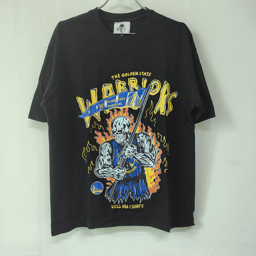 Skull warrior curry printed t-shirt