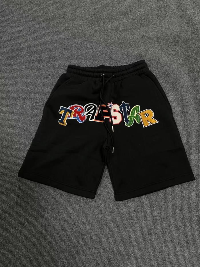 1:1 quality version Colorful Alphabet Towel Embroidery Shorts