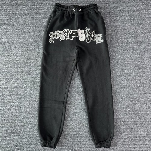 1:1 quality version Black And White Monogrammed Towel Embroidered Sweatpants