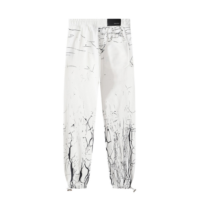 Dry Cracked Printed Pants 2 colors