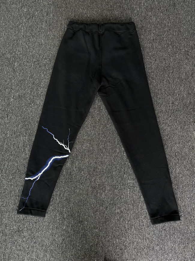 [buy more save more] 1:1 quality version Blue and White Towel Embroidered Lightning Casual Sweatpants