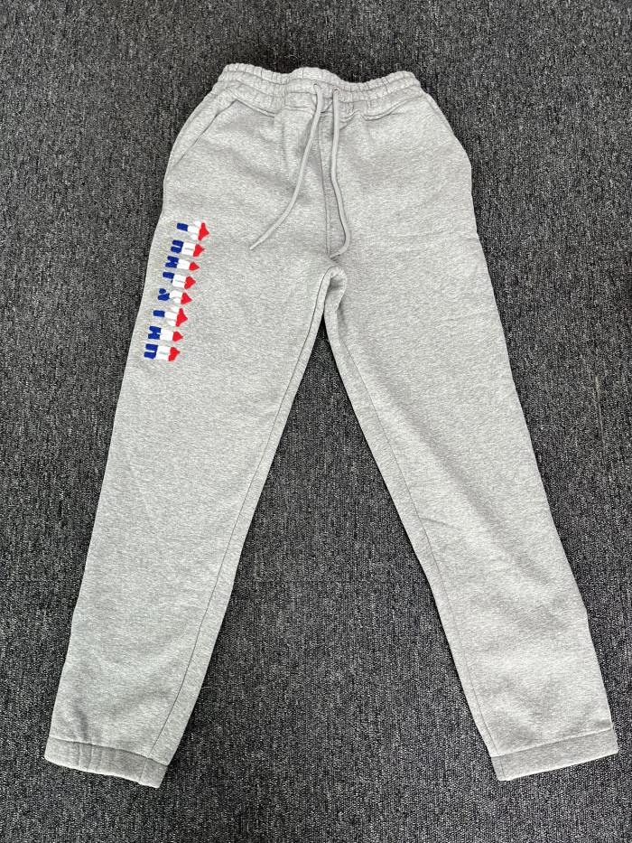 1:1 quality version Gradient Reflective Letter Embroidered Sweatpants 5 colors