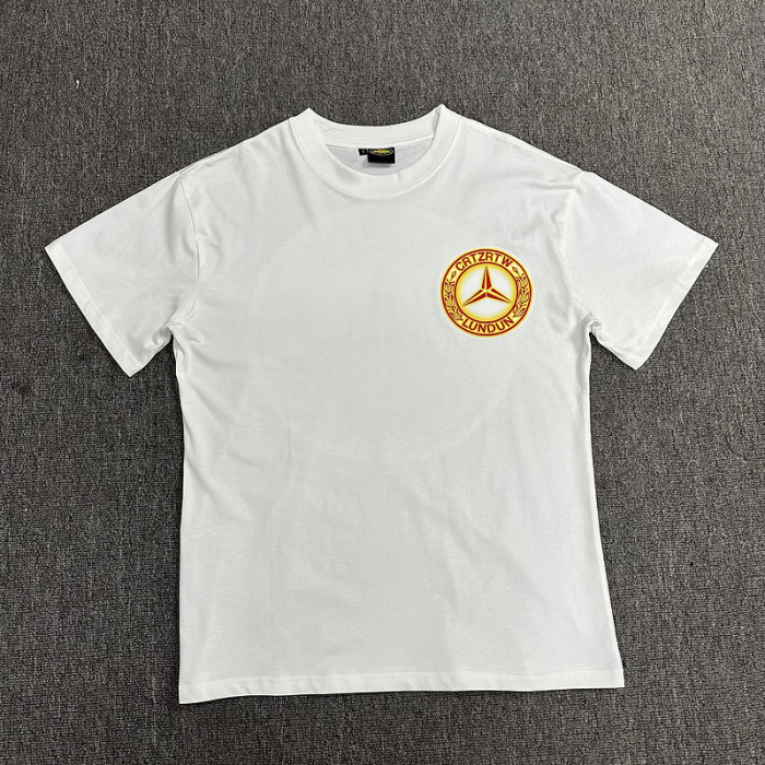 Gold Triangle Label Print tee