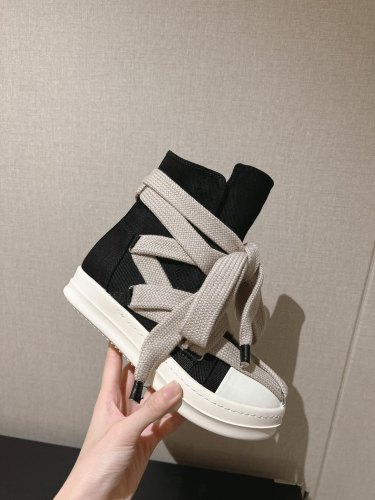 Exaggerated Strappy High Top Shoes