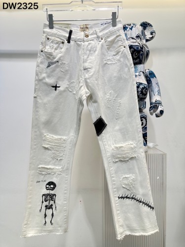1:1 quality version Skull Ripped Jeans