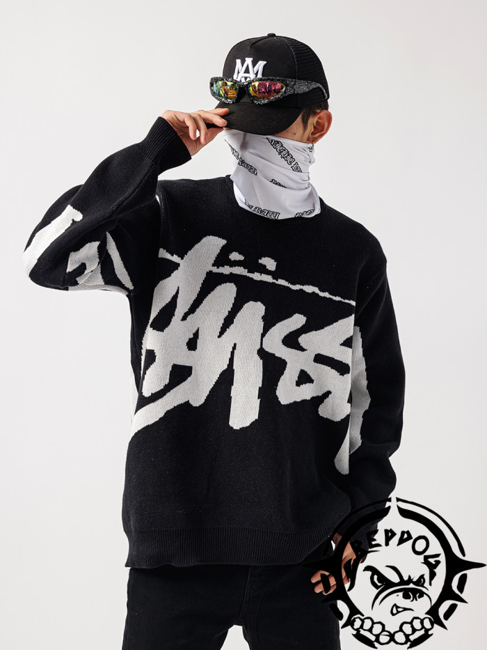 [buy more save more]1:1 quality version Big Logo Loose Sweater