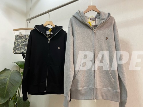 [Buy More Save More]Bape small ape logo zipper hoodie