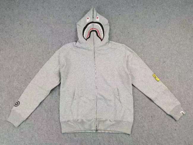 [Buy More Save More] 1:1 version Bape 24th ponr shark hoodie black grey