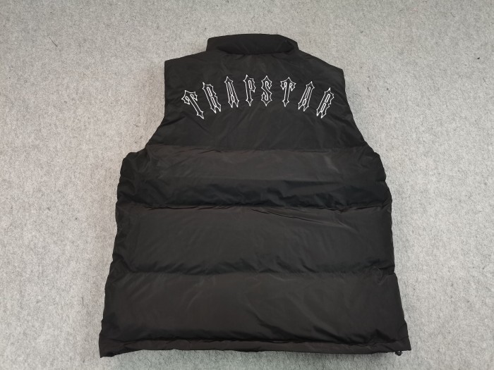 [Buy More Save More] 1:1 quality version Trapstar big embroidered logo winter cotton vest