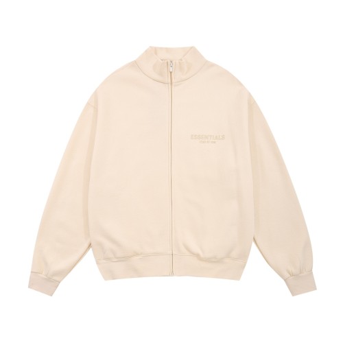 1:1 quality version Collar Zipper Padded Sweatshirt Jacket 4 colors