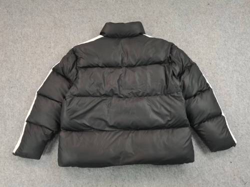 [buy more save more] Classic Pure Black and White Label Down Jacket