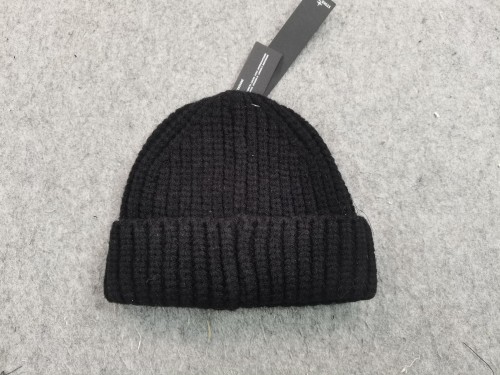 [Buy More Save More]Stone lsland thick line black logo beanie 10 colors