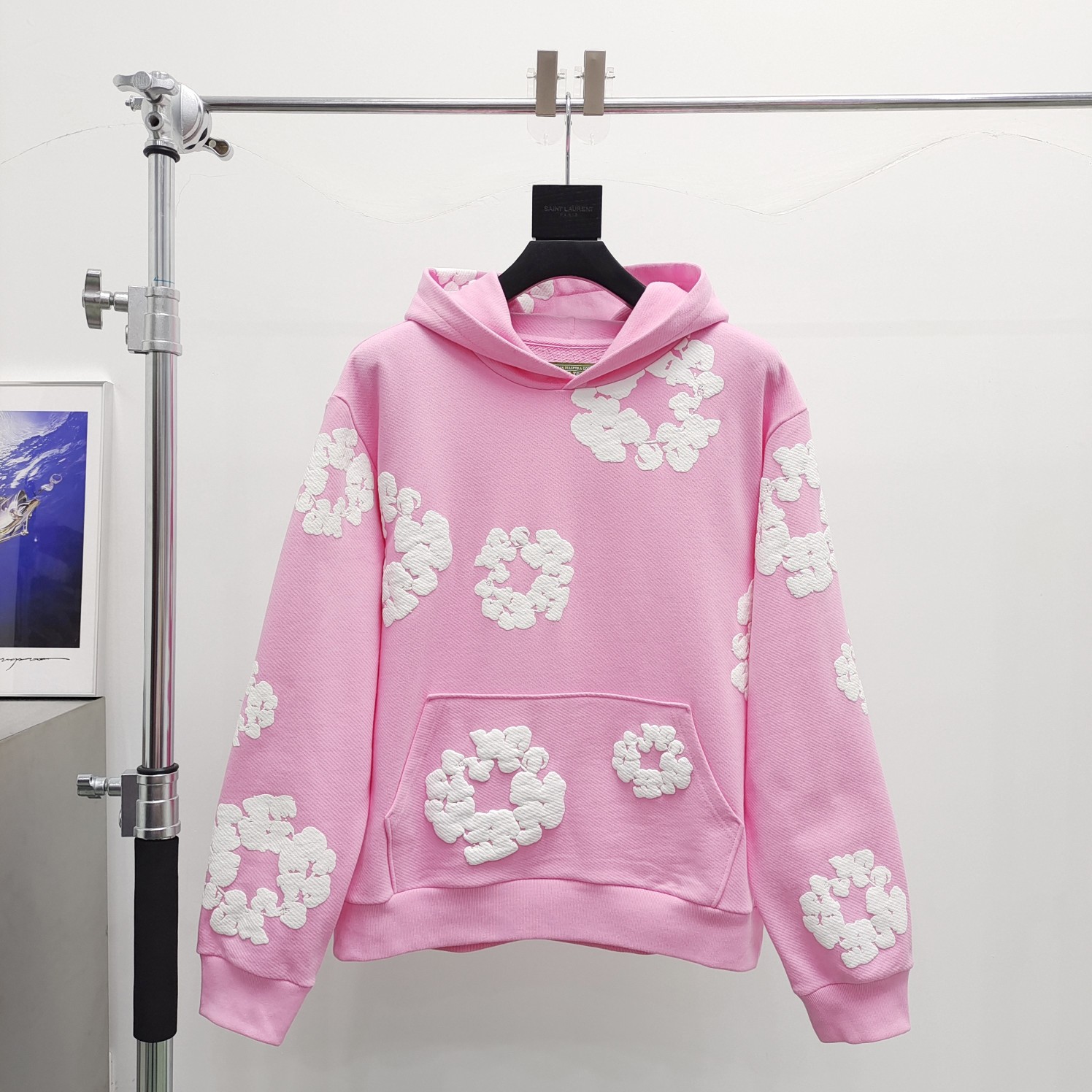 [including comparative images of repdog and other seller] 1:1 quality version kapok cotton print hoodie 10colors