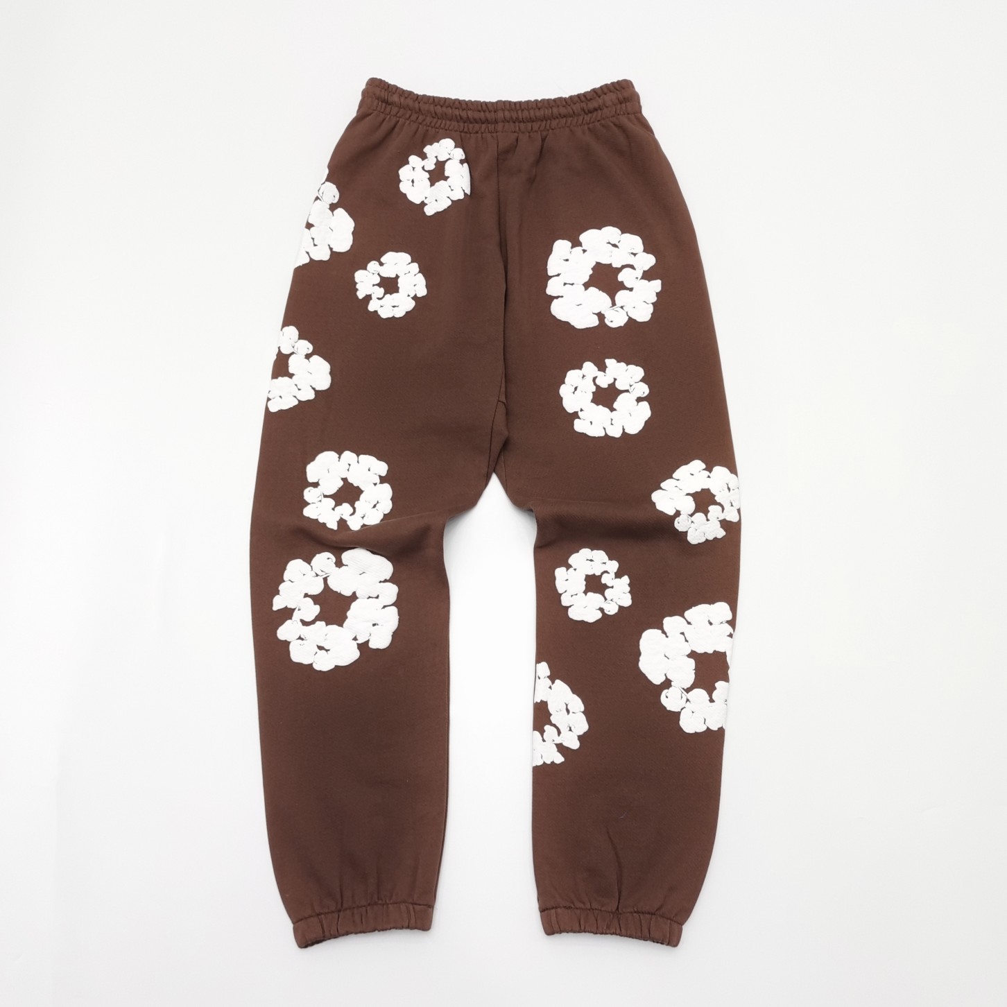 [including comparative images of repdog and other seller] 1:1 quality version irregular-logo long sweatshirt pants 10 colors