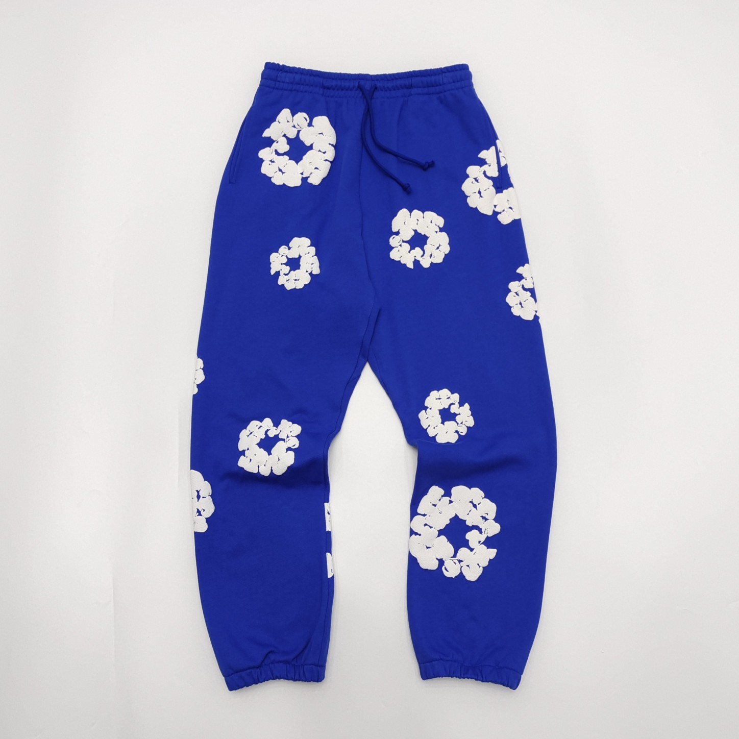[including comparative images of repdog and other seller] 1:1 quality version irregular-logo long sweatshirt pants 10 colors