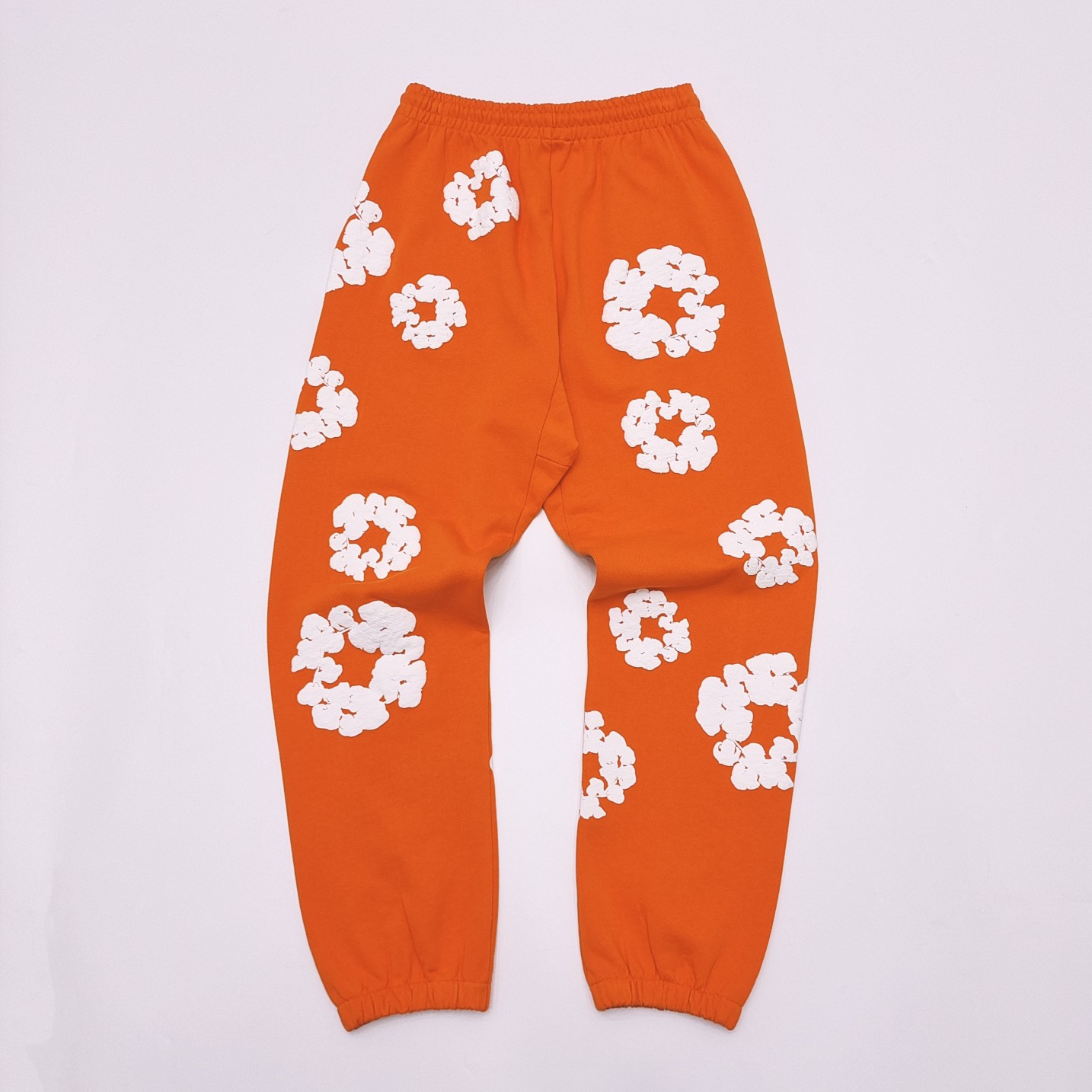 [including comparative images of repdog and other seller] 1:1 quality version irregular-logo long sweatshirt pants 10 colors