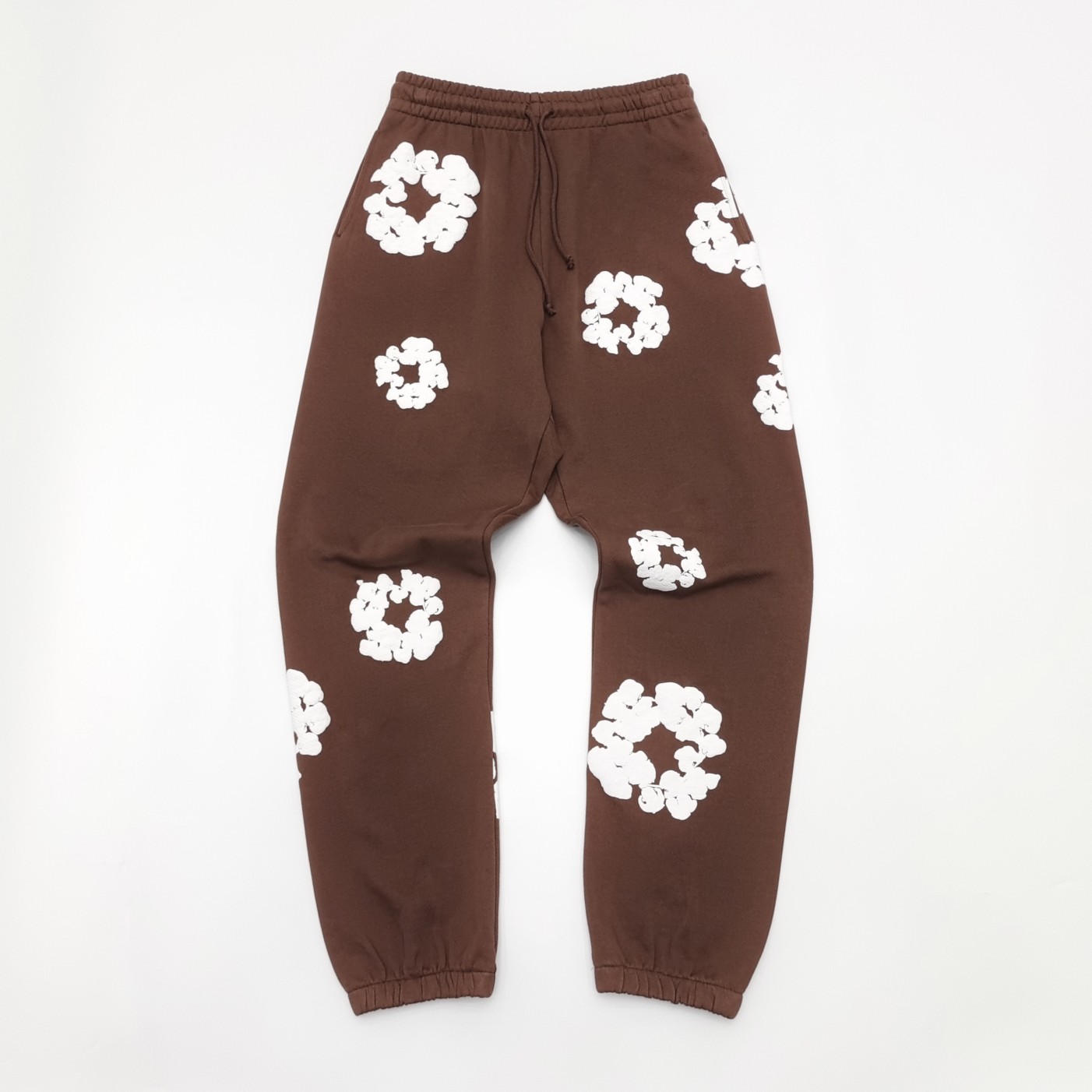 [including comparative images of repdog and other seller] 1:1 quality version irregular-logo long sweatshirt pants 10 colors