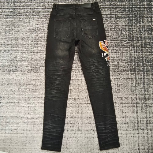 1:1 quality version Size 28 Flying Eagle Patch Embroidered Jeans