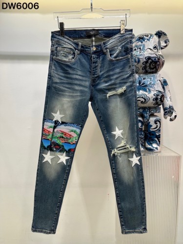 1:1 quality version Seaside Star Patch Embroidered Jeans