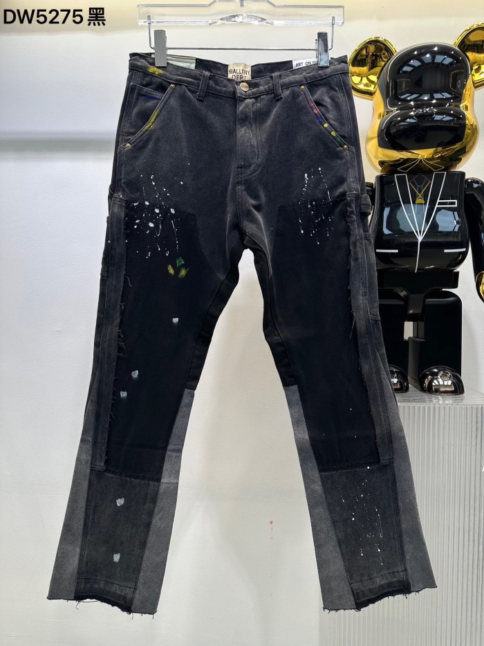 1:1 quality version Patchwork in light and dark fabrics Jeans