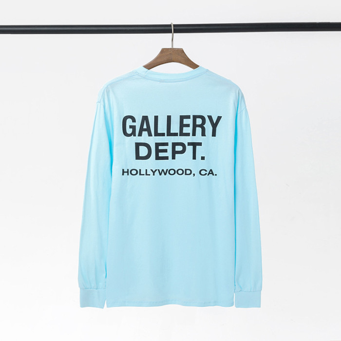 Thin Long Sleeve T-Shirt with Large Printed Lettering on the Back 4 colors