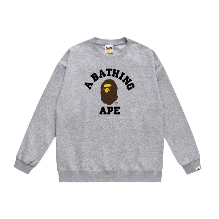 Classic Ape Statue Print Crew Neck Sweatshirt 3 colors
