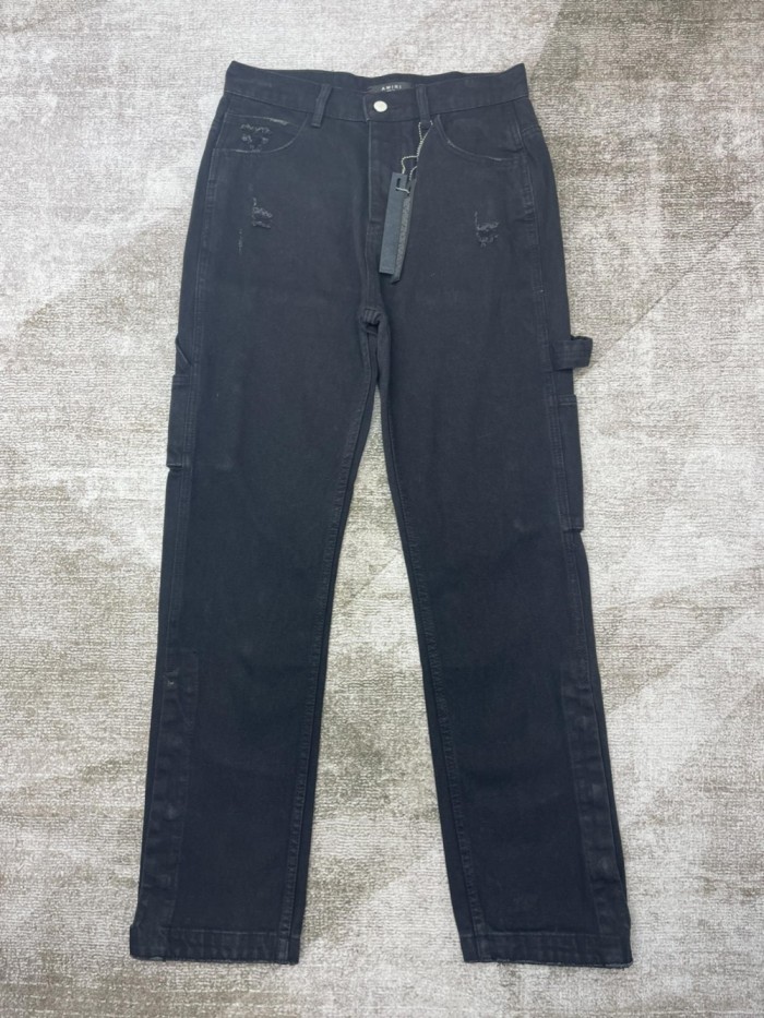 1:1 quality version Side Pocket Split Jeans