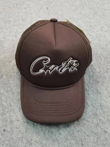 [buy more save more] Large Letter Embroidered Coffee Duck Cap