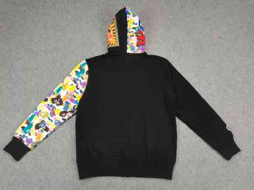 [buy more save more] Dopamine Camouflage Patchwork Zipper Hoodie