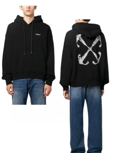 [buy more save more] 1:1 quality version Hooded Sweatshirt with Moon Arrow Print on Back