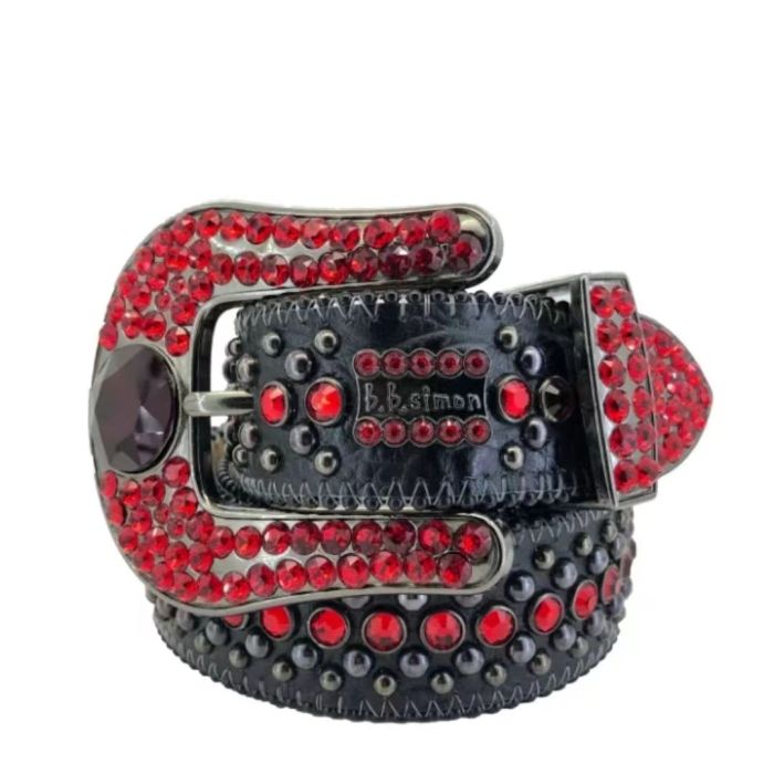 Ethnic Style Studded Leather Belt